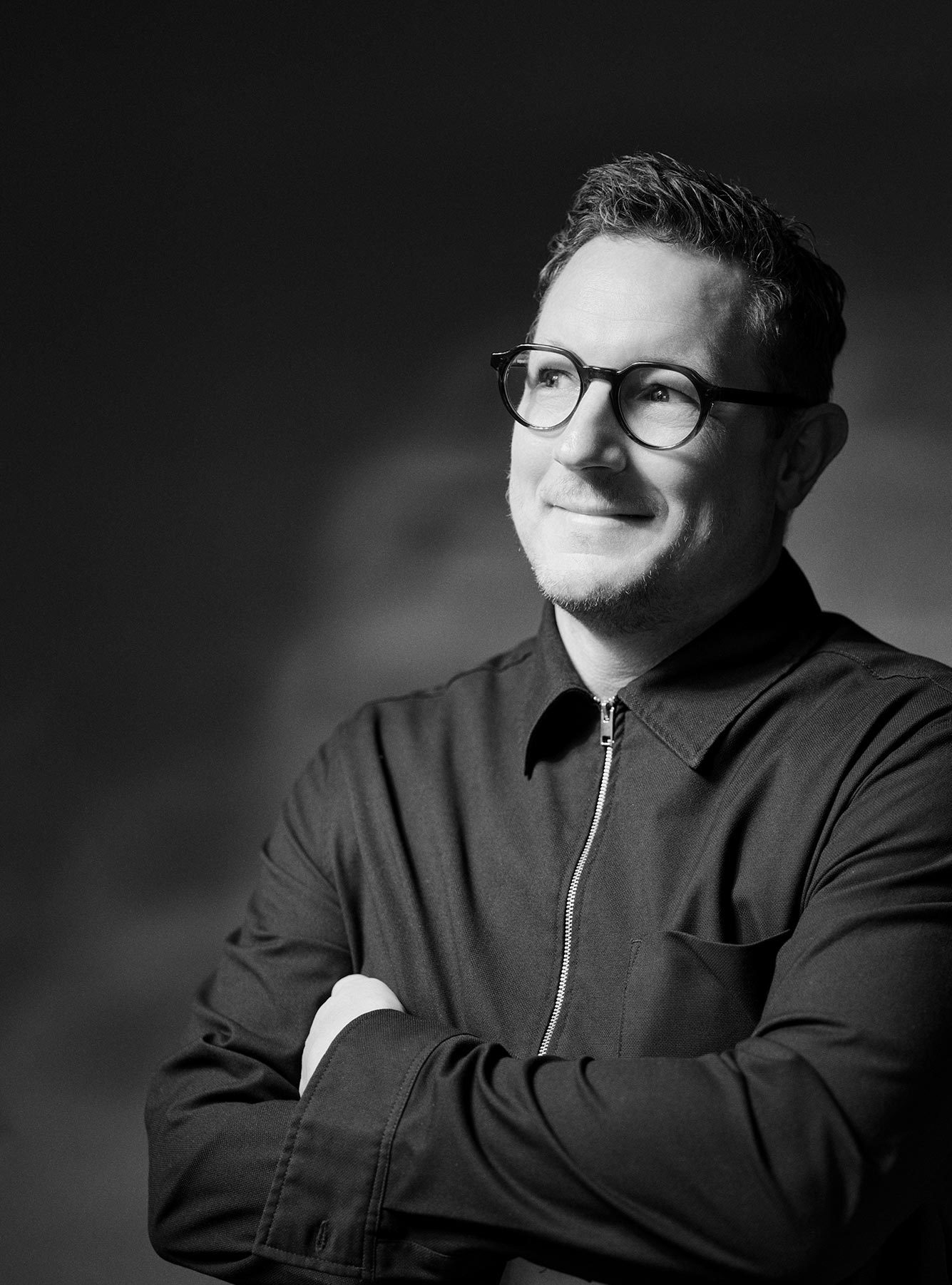 Christian Gallus im Porträt mit Brille